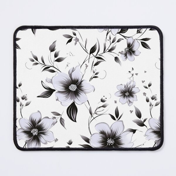 Item preview, Beautiful Black and White Flowers designed and sold by ShinyWolf.