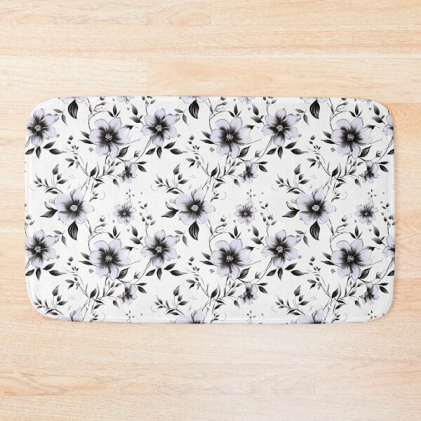Item preview, Beautiful Black and White Flowers designed and sold by ShinyWolf.