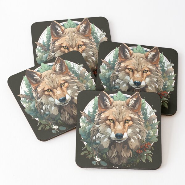 Item preview, Wild and Striking Wolf designed and sold by bivido.