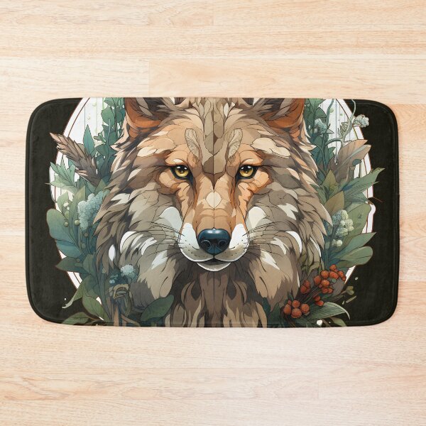 Item preview, Wild and Striking Wolf designed and sold by bivido.