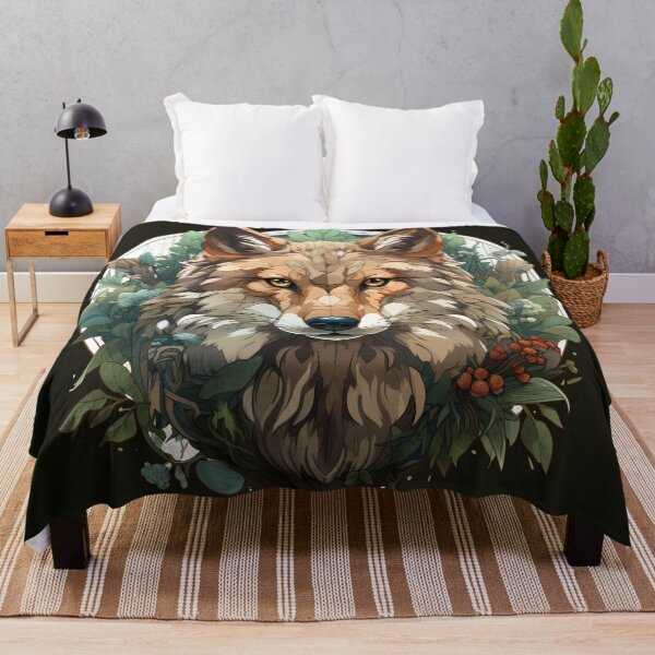 Item preview, Wild and Striking Wolf designed and sold by bivido.