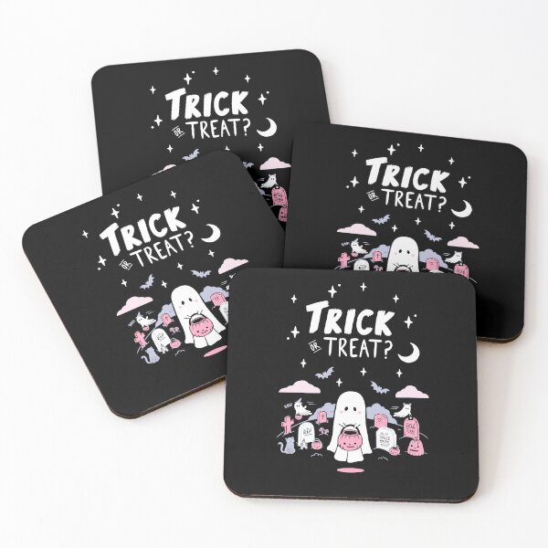 Item preview, Trick or Treat // Cute Ghosts in a Graveyard designed and sold by Wendy-Stephens.