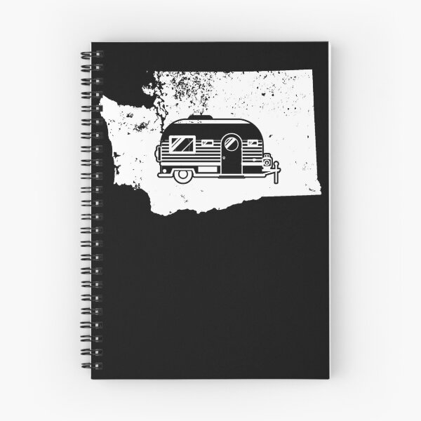 Item preview, Washington Camper Shirt Love Glamping Distressed Gear designed and sold by DynamicDesign.