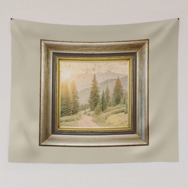 Item preview, Forest photo retro vintage frame designed and sold by Rbnano.
