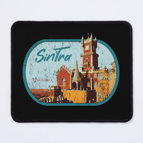 Item preview, Sintra Pena Palace Facade Illustration Print - Portuguese Art designed and sold by Lemomo-artworks.