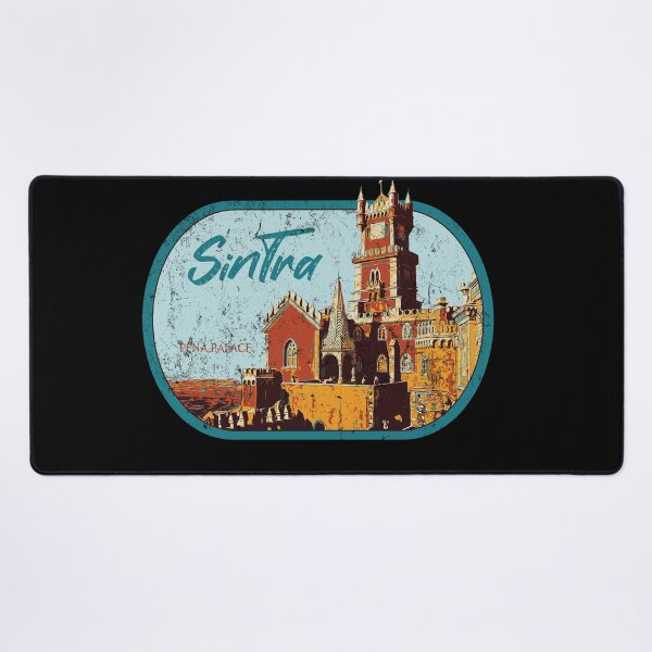 Item preview, Sintra Pena Palace Facade Illustration Print - Portuguese Art designed and sold by Lemomo-artworks.