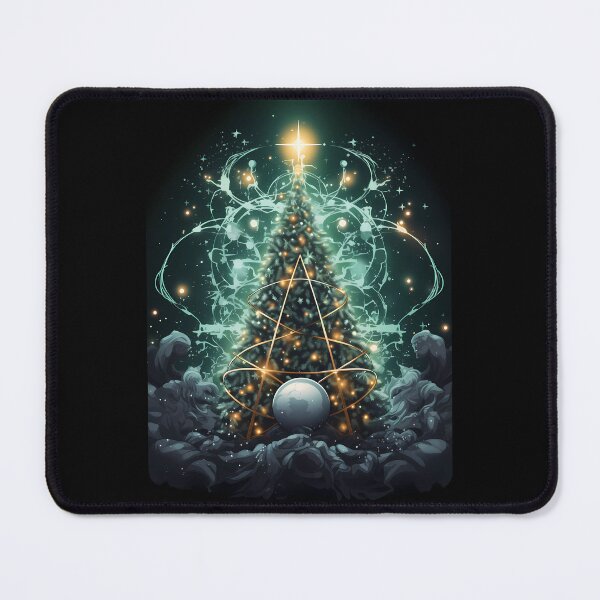 Item preview, “Green Festivities: Sparkling Christmas Tree” designed and sold by Art-Vortex-fr.