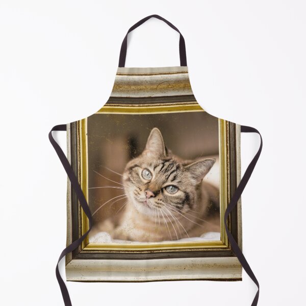 Item preview, Cute cat photo in retro vintage frame designed and sold by Rbnano.