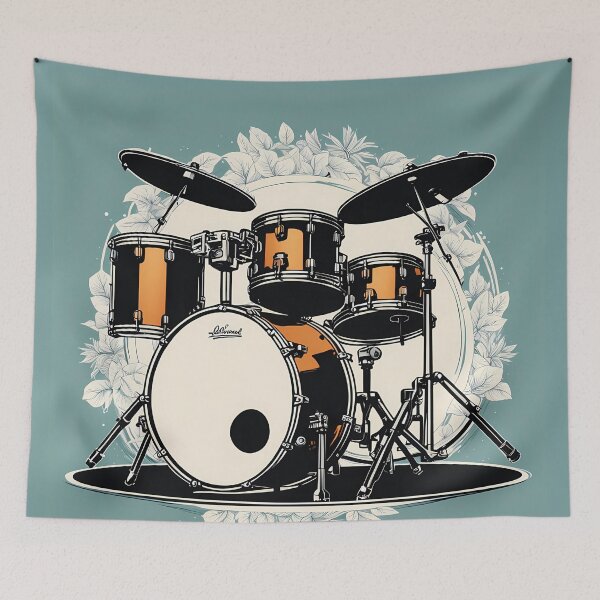 Item preview, Drums in Holographic Art: A Visual Experience That Goes Beyond the Drum designed and sold by Artedig.