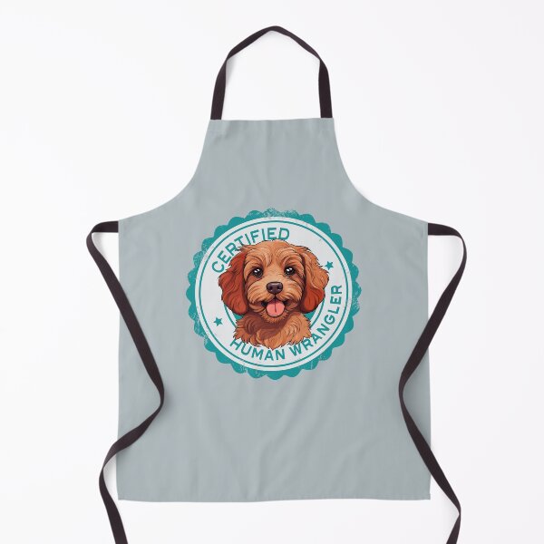 Artikelvorschau, Cavapoo Cavoodle Oodle Funny Certified Human Wrangler – Rubinrot entworfen und verkauft von wotsthis.