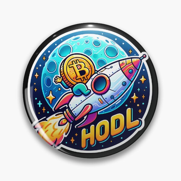 Artikelvorschau, Trip to the Moon Bitcoin – Space HODL T-Shirt entworfen und verkauft von Doming-Go.