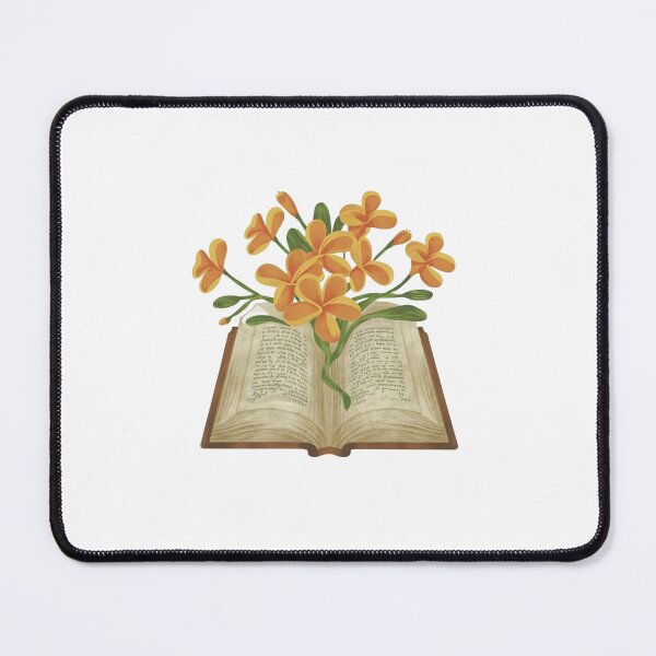 Item preview, Flowers Growing From Book | Light Orange Plumeria Flowers designed and sold by CircinusStore.