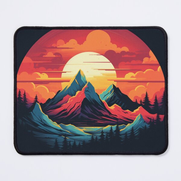 Item preview, Blue Red Mountains designed and sold by GrinGalore.