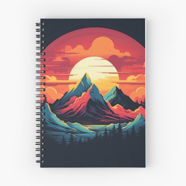 Item preview, Blue Red Mountains designed and sold by GrinGalore.