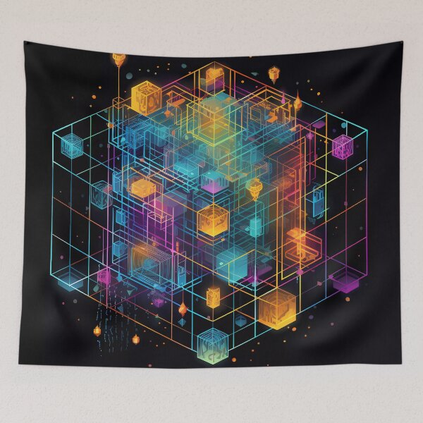 Item preview, “Blueprint Meditations: Sacred Geometry” designed and sold by Art-Vortex-fr.