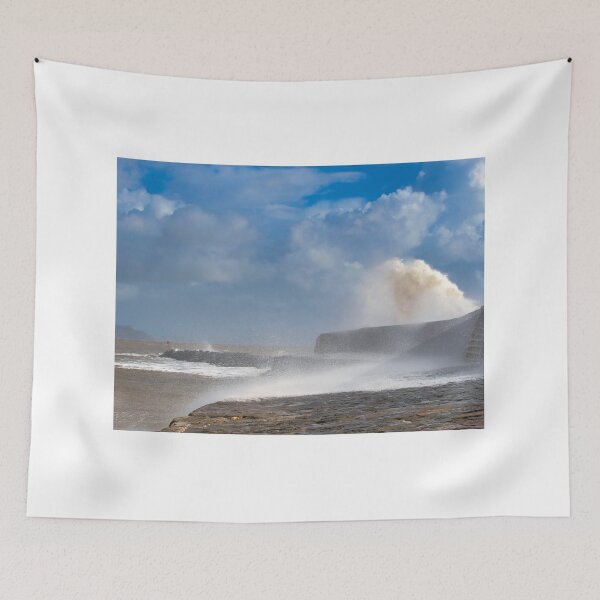 Item preview, Storm Ciarán at Lyme Regis designed and sold by Dorset Girl.