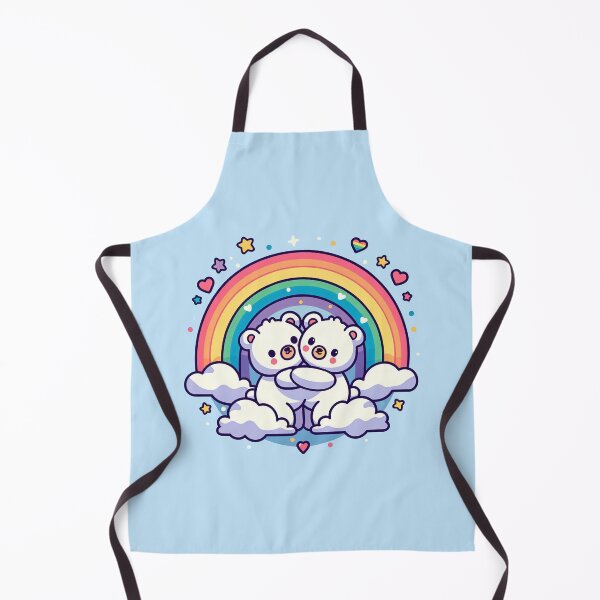 Item preview, Rainbow Polar Bears designed and sold by PickledjoArt.