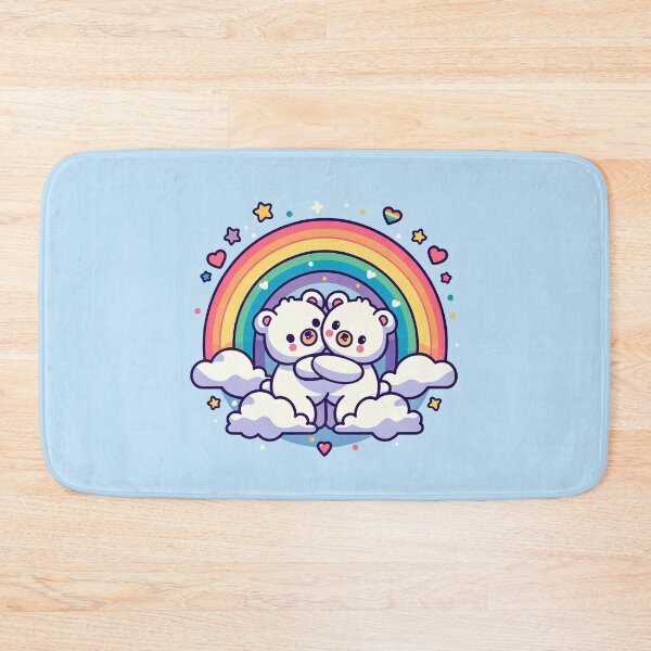 Item preview, Rainbow Polar Bears designed and sold by PickledjoArt.