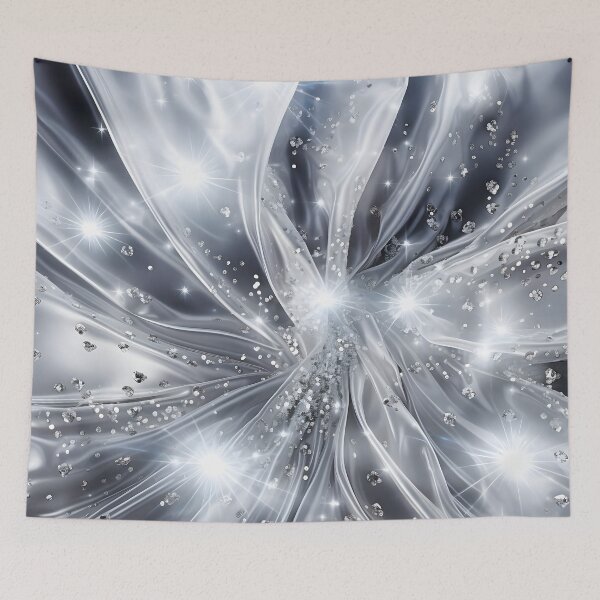 Item preview, Magical silver pattern designed and sold by AI-Only Creations.
