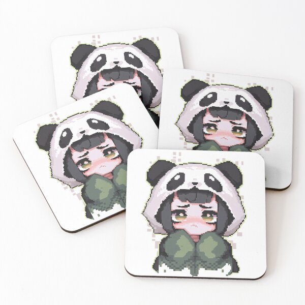 Item preview, Cute Chibi Panda - Pixel art designed and sold by octoboobs.