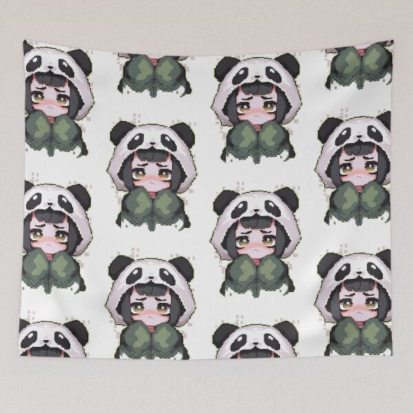 Item preview, Cute Chibi Panda - Pixel art designed and sold by octoboobs.