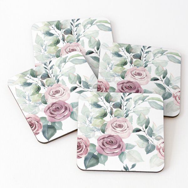 Item preview, Watercolor pattern with roses designed and sold by tapilipa.