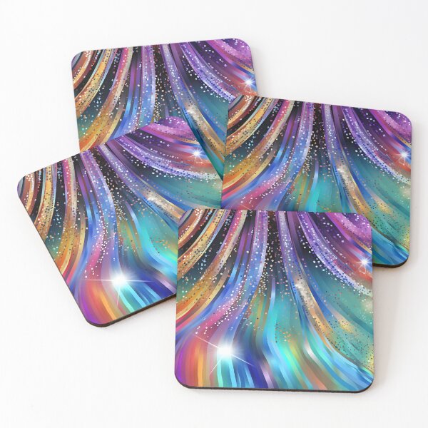 Item preview, A festive rainbow colors pattern designed and sold by AI-Only Creations.