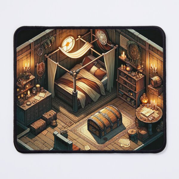 Item preview, RPG Style Bedroom Art designed and sold by unrealartwork.