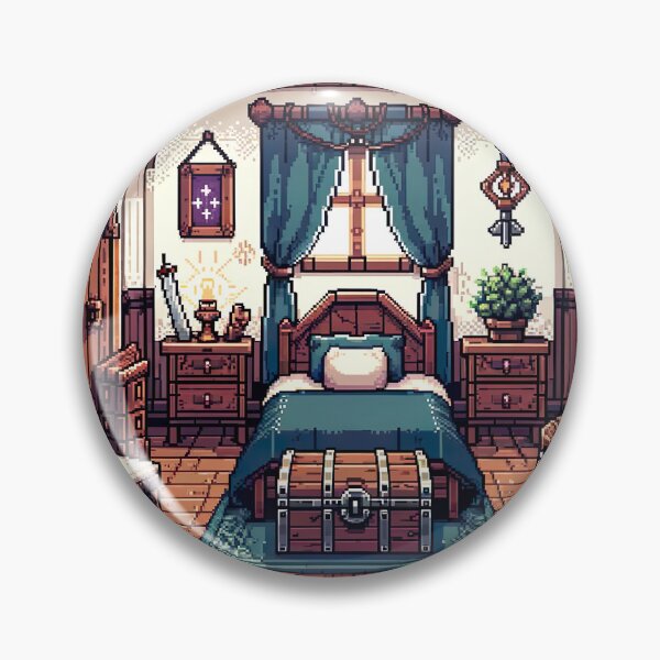 Item preview, RPG Style Pixel Art Bedroom designed and sold by unrealartwork.