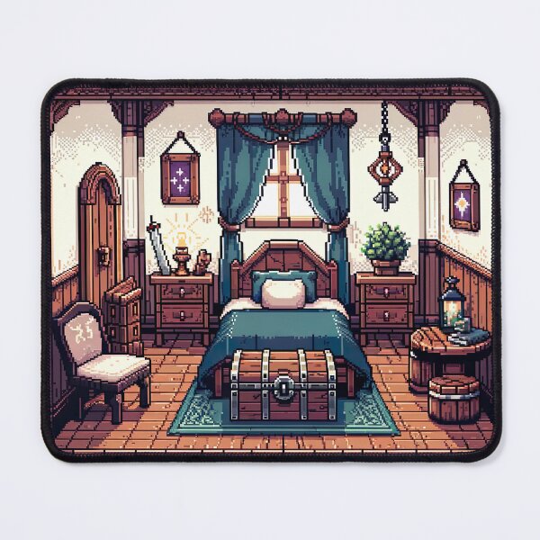 Item preview, RPG Style Pixel Art Bedroom designed and sold by unrealartwork.