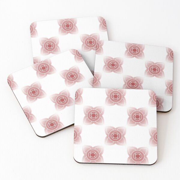 Item preview, Crimson Blooms: Lines of Red Flowers designed and sold by EnjoYarty.