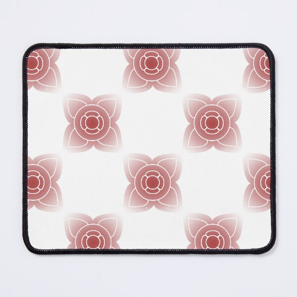 Item preview, Crimson Blooms: Lines of Red Flowers designed and sold by EnjoYarty.