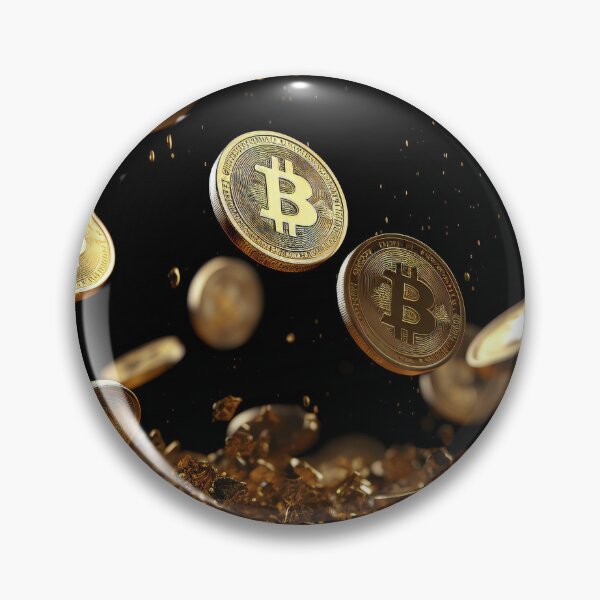 Item preview, golden bitcoin cryptocurrency coin designed and sold by VetalStock.