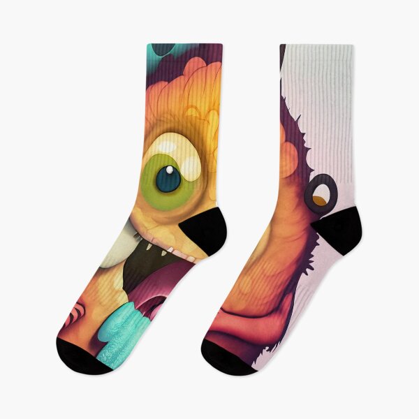 Item preview, Monster grimacing, kids, childish, fun, cheerful, funny, cyber, children designed and sold by Cyber Kids.