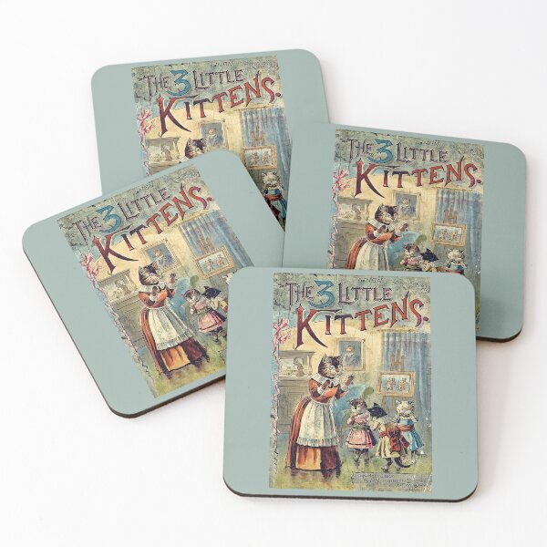 Item preview, The three little kittens- cute childrens book cover designed and sold by stevepaint.