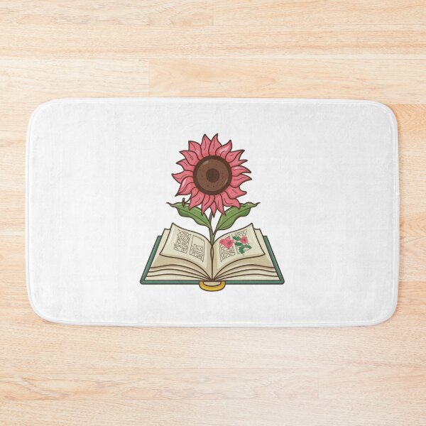 Item preview, Flowers Growing From Book | Special Light Pink Sunflower designed and sold by CircinusStore.