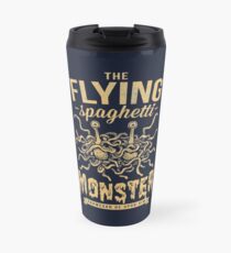 The Flying Spaghetti Monster (dark) Travel Mug