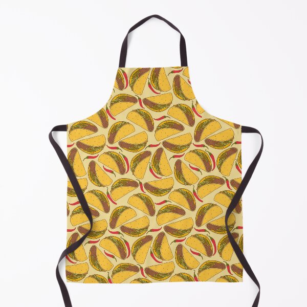 Item preview, Tacos and Chillies Food Pattern designed and sold by HotHibiscus.
