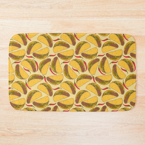 Item preview, Tacos and Chillies Food Pattern designed and sold by HotHibiscus.