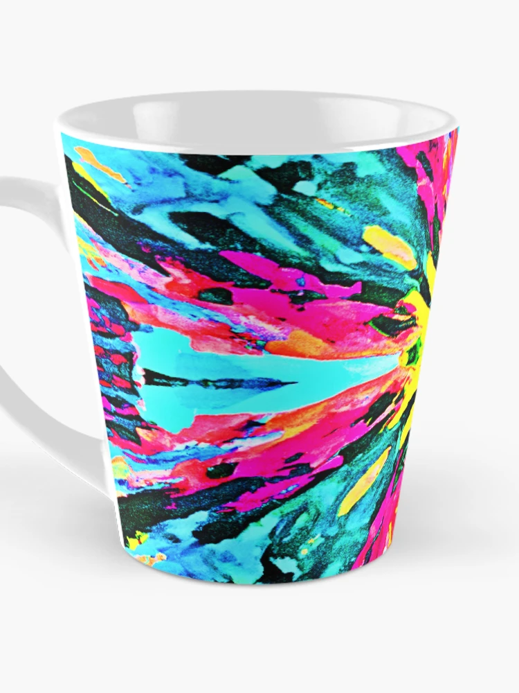 Thumbnail 3 of 4, Coffee Mug, Abstract Colorful Glow Pattern designed and sold by Health And Fitness Posts e-Store.
