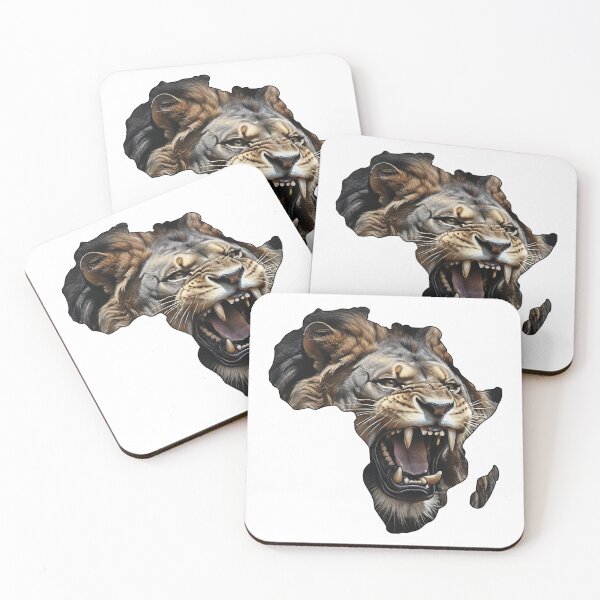 Item preview, Black King of the Beasts; Mother Continent; Africa; designed and sold by StickerApe.