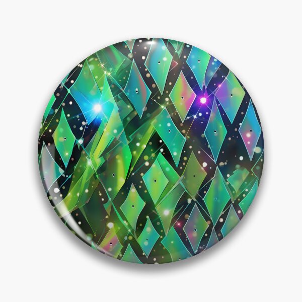 Artikelvorschau, Muster aus bunten, fluoreszierenden, biolumineszierenden Diamanten entworfen und verkauft von AI-Only Creations.