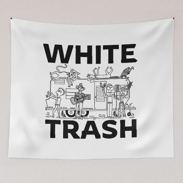 Item preview, WHITE TRASH ~ TRAVEL TRAILER ~ (CNVA-32) designed and sold by RodeoMalibu.