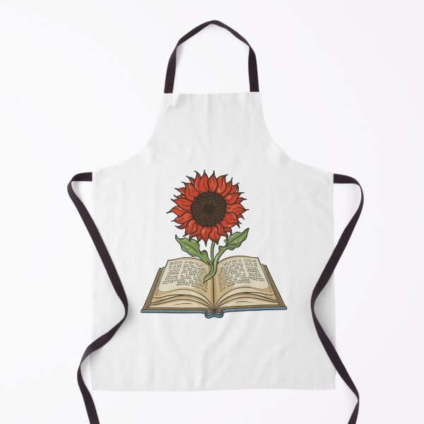Item preview, Flowers Growing From Book | Red Sunflower designed and sold by CircinusStore.