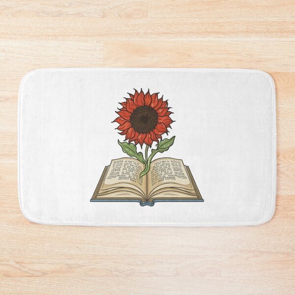 Item preview, Flowers Growing From Book | Red Sunflower designed and sold by CircinusStore.