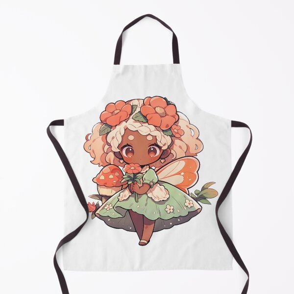 Item preview, Fairy holding Flowers Sticker (Blossom 2) (Large Print) designed and sold by AwesomeAiArt.
