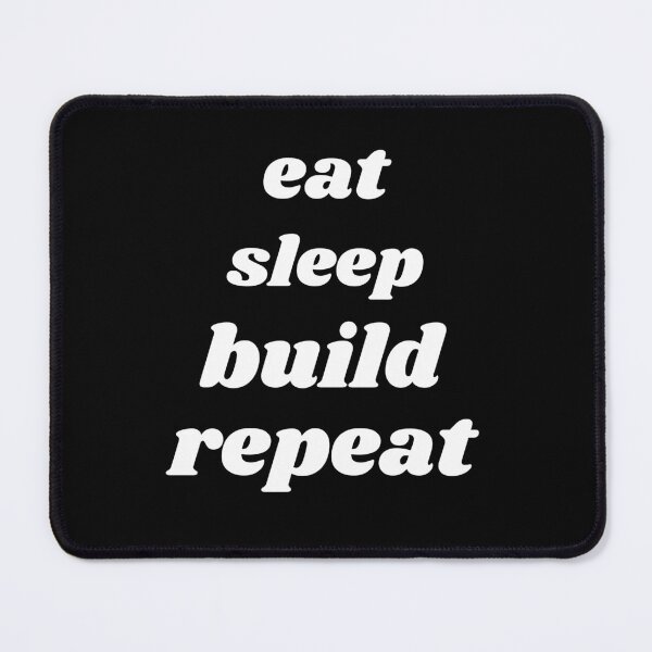 Item preview, Cute Eat Sleep Build Repeat quote, Building Blocks Bricks Master Builder designed and sold by Modren-design.