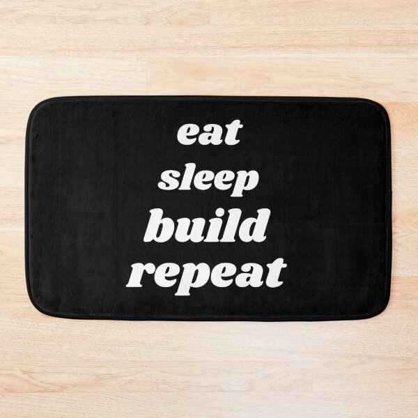 Item preview, Cute Eat Sleep Build Repeat quote, Building Blocks Bricks Master Builder designed and sold by Modren-design.