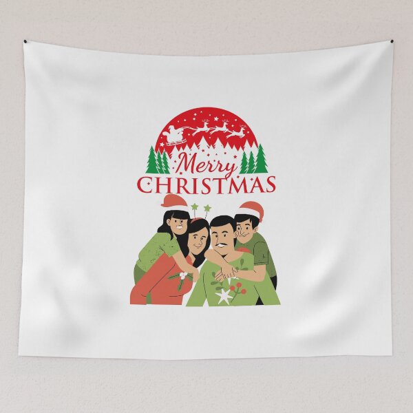 Item preview, MERRY CHRISTMAS FAMILY designed and sold by stickersrafisa.