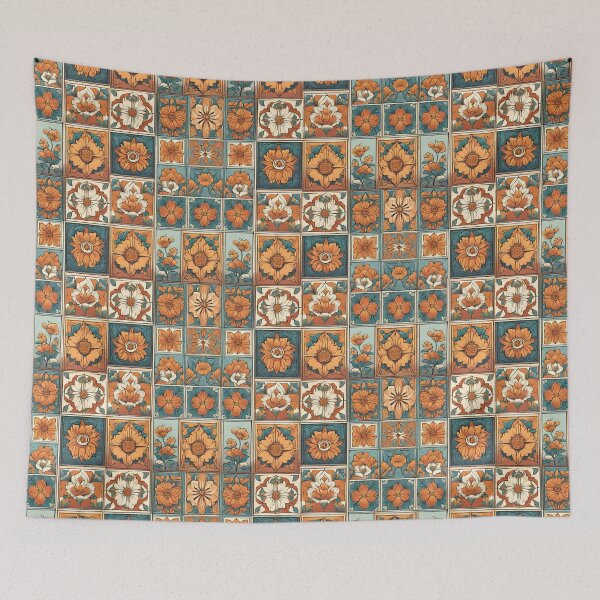 Item preview, Bohemian Flower Pattern designed and sold by letsgetinspired.